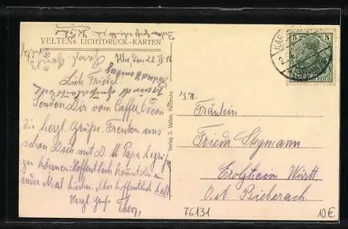 AK Karlsruhe, Städtisches Konzerthaus