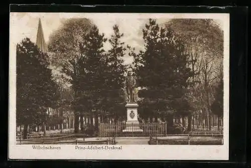 AK Wilhelmshaven, Prinz-Adalbert-Denkmal