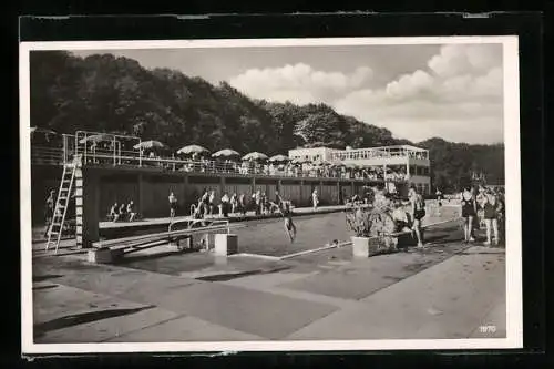 AK Wiesbaden, Opelbad am Neroberg