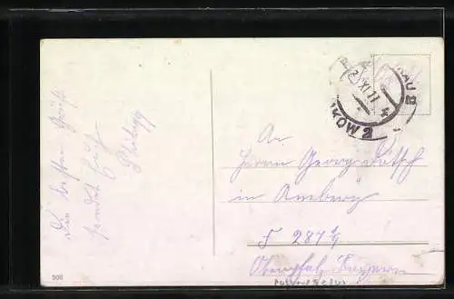 AK Krakau-Krakow, Die Tuchhalle