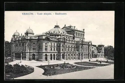 AK Krakau-Krakow, Teatr miejski