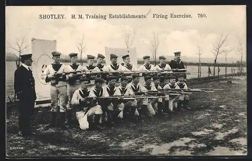 AK Shotley, HM Training Establishments, Firing Exercise