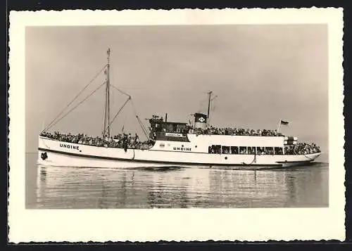 AK MS Undine in Fahrt