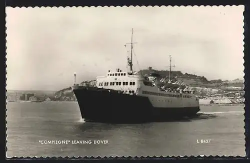 AK Passagierschiff Compiegne leaving Dover
