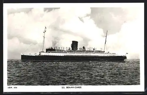 AK Passagierschiff SS Ben-My-Chree in Fahrt