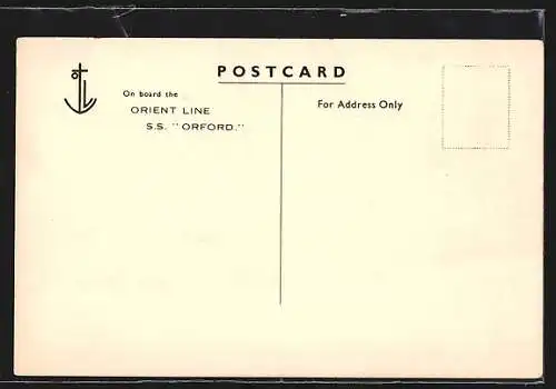 AK Passagierschiff SS Orford in Fahrt