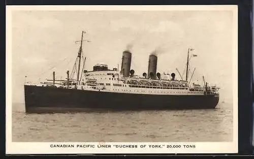 AK Canadian Pacific Liner Duchess of York