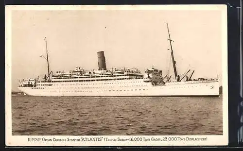 AK Passagierschiff Atlantis in Fahrt