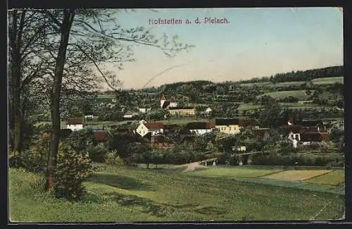 AK Hofstetten-Grünau, Hofstetten a. d. Pielach, Ortspanorama