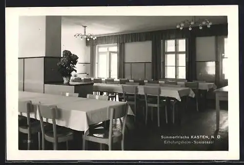 AK Kasten, Erholungsheim mit Speisesaal, Gasthaus