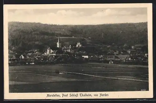 AK Perschling /N.-Oe., Murstetten mit Kirche von Norden