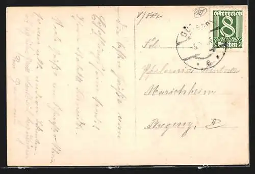 AK Götzis, Erholungsheim Rütte mit Wiesen