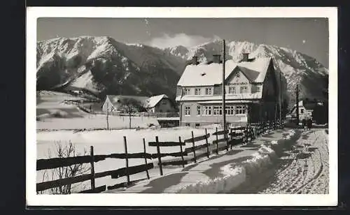AK Puchberg am Schneeberg, Pension Triebl im Winter