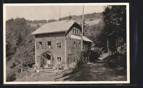 AK Breitenstein am Semmering, Klamm, Kindererholungsheim des Wiener Jugendhilfswerks