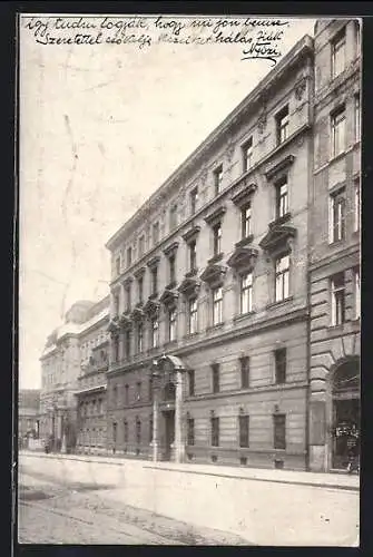 AK Wien, Boltzmanngasse mit Pazmaneum