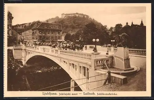 AK Laibach, An der Jubiläumsbrücke