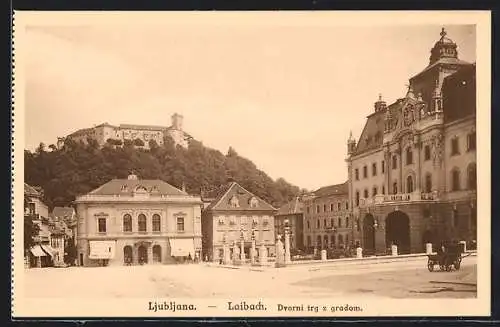AK Laibach, Dvorni trg z gradom