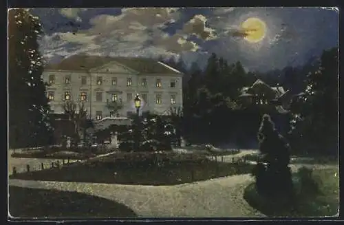 Künstler-AK Ljubljana / Laibach, Schloss