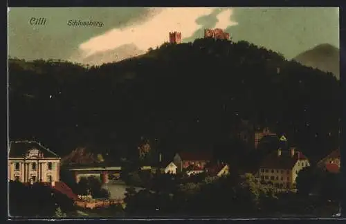 AK Cilli, Blick zum Schlossberg