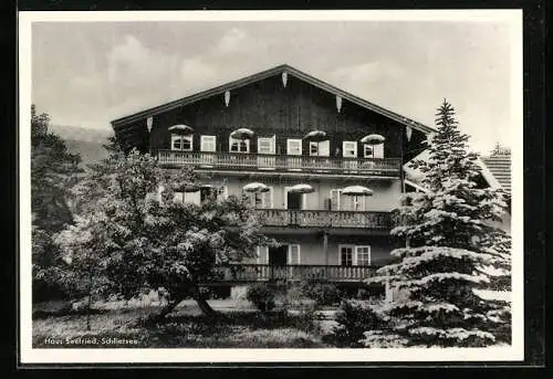 AK Schliersee /Obb., Hotel-Pension Haus Seefried, Messnergasse 1
