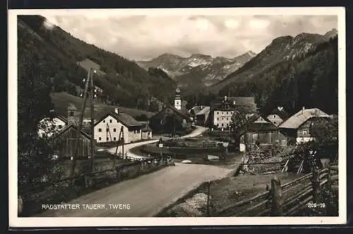 AK Tweng, Ortspartie im Gebirge