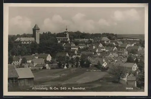 AK Allentsteig, Gesamtansicht mit Kirche