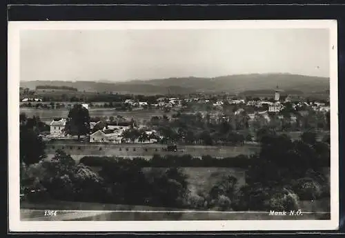 AK Mank /N.-Ö., Gesamtansicht aus der Ferne
