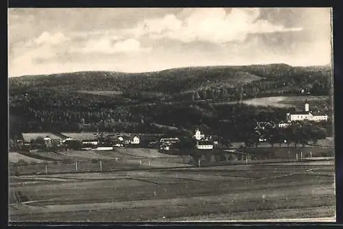 AK Ollersbach a. d. Westbahn, Gesamtansicht vom Norden aus