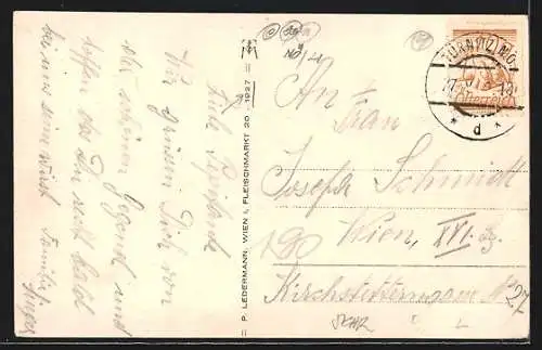 AK Türnitz, Gesamtansicht aus der Vogelschau