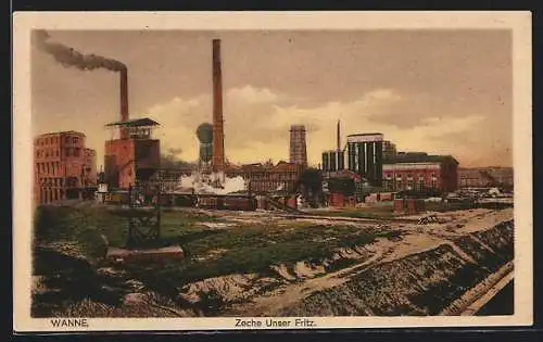 AK Wanne, Zeche Unser Fritz