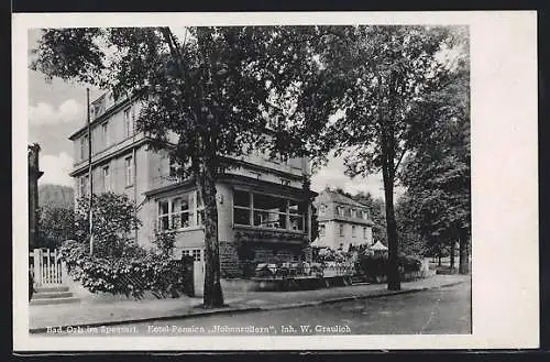 AK Bad Orb im Spessart, Hotel-Pension Hohenzollern