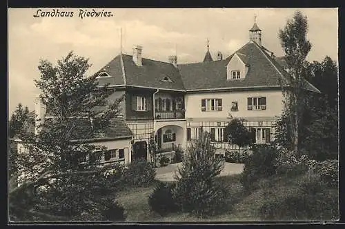 AK Murnau / Staffelsee, Hotel Landhaus Riedwies