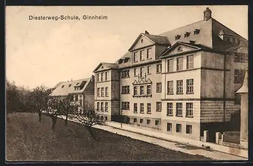 AK Frankfurt-Ginnheim, Partie an der Diesterweg Schule