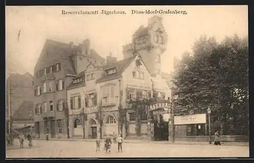 AK Düsseldorf-Grafenberg, Reservelazarett Jägerhaus