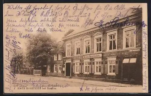 AK Barmen, Das Haus Koritzius, Inh. W. Thomas