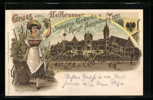Lithographie Heilbronn, Industrie-Gewerbe- u. Kunst-Ausstellung 1897