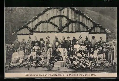 AK Metnitz, Passionsspiel im Jahre 1912