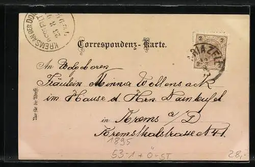 Vorläufer-Lithographie Mariazell, 1895, Schutzhaus auf der Bürgeralpe, Erzherzog Franz Karls-Höhe, Ortsansicht