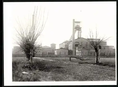 Fotografie unbekannter Fotograf, Ansicht Wustrow, Kaliwerk Bergwerk / Schachtanlage Teutonia Wendland, Schacht Rudolf