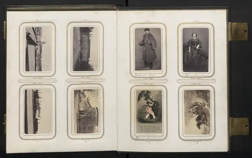 Fotoalbum mit 100 CDV-Fotografien Schwedt a. d. Oder, Militär-Reitschule 1863 /64, Offiziere, Kürassier, Kaserne, Uniform 13