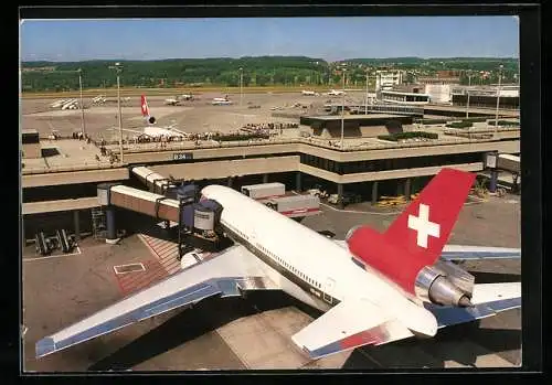 AK Zürich, Flugzeuge auf dem Flughafen