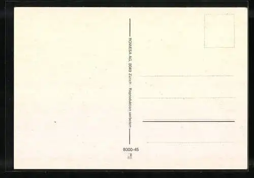 AK Zürich, Flughafen, Flughafengebäude, Flugzeug der Swissair