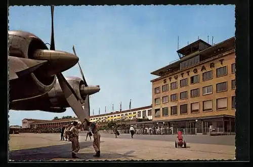 AK Stuttgart, Abfertigungsgebäude vom Flughafen