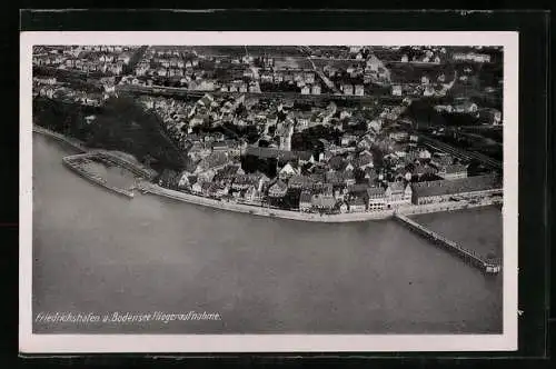 AK Friedrichshafen a. Bodensee, Teilansicht, Fliegeraufnahme
