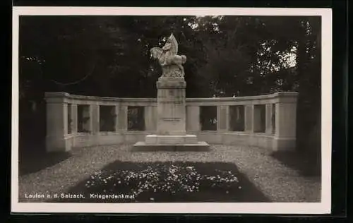 AK Laufen a. d. Salzach, Am Kriegerdenkmal