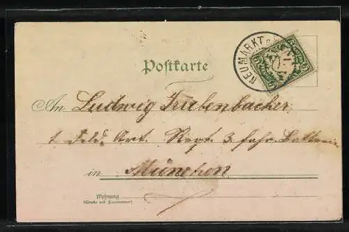 AK Neumarkt / Rott, Ortsansicht mit Kirche