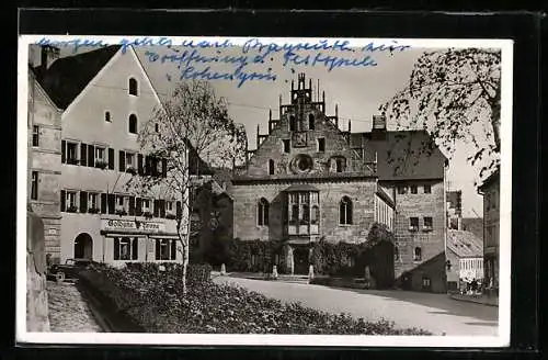AK Sulzbach-Rosenberg /Opf., Gasthaus Goldene Krone, Rathaus