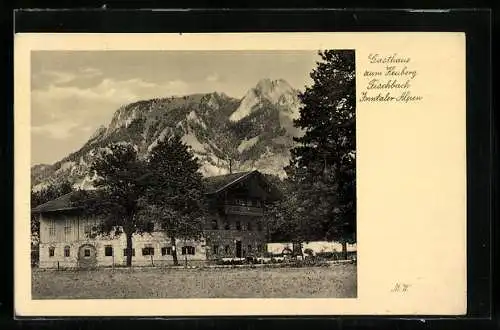 AK Fischbach / Inn, Gasthaus zum Heuberg
