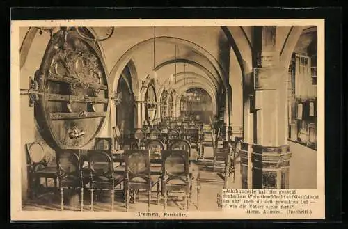 AK Bremen, Gasthaus Ratskeller
