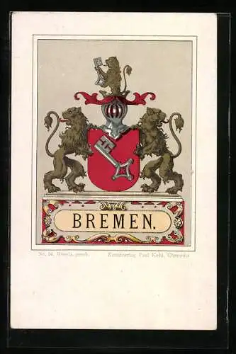 AK Bremen, Wappen mit Schlüssel